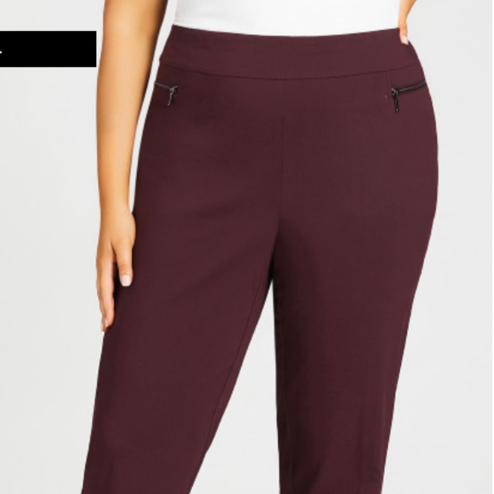 Super Stretch Zip Pant, Size 24 Petite